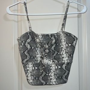 Sexy Snake Print Tank top